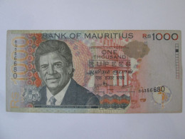 Rare! Mauritius 1000 Rupees 2010 Banknote See Pictures - Mauritius