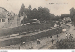 09-77) CLAYE - PANORAMA DU CANAL - (ANIMEE - HABITANTS - 2 SCANS) - Claye Souilly