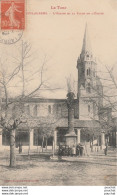 81) PUYLAURENS (TARN) L'EGLISE ET LA PLACE DE L'EGLISE - (ANIMEE - ECOLIERS) - Puylaurens
