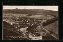 AK Zella-Mehlis, Blick Vom Reisigenstein Auf Den Ort Und Mercedes Werk - Zella-Mehlis