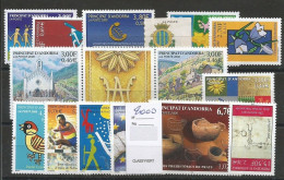 Andorre Français Année Complète - 2000 - Y&T N°525-539** - Volledige Jaargang