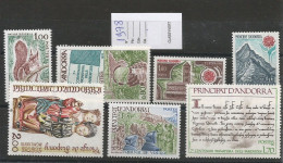 Andorre Français Année Complète - 1978 -  Y&T N°267-273** - Volledige Jaargang