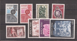 Andorre Français Année Complète - 1966 - Y&T N° 179-186 - Volledige Jaargang