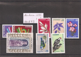 Andorre Français Année Complète - 1973 -  Y&T N°226-236** - Volledige Jaargang