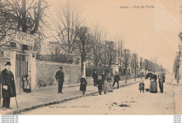 P21-94) ABLON - RUE DE PARIS - (ANIMEE - HABITANTS - ECOLE JEANNE D'ARC DIRIGEE PAR MME GREVOT - (2 SCANS) - Ablon Sur Seine