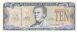 Libéria, (185), 10 Dollars De 2009, P. 27e, UNC - Liberia