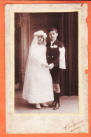 00934  Photographie Studio Photographe CHATEAUNEUF 1930s  Communiant Et Communiante - Kommunion