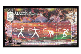 INDIA 2010 "XIX COMMONWEALTH GAMES" M/S MNH - Blocks & Sheetlets