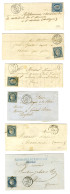 Lot De 6 Lettres Affranchies Avec N° 4. - TB / SUP. - 1849-1850 Ceres