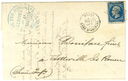 Etoile 33 / N° 14 Belles Marges Càd PARIS / GARE D'ORLEANS Sur Lettre Pour Rouen. 1864. - TB / SUP. - R. - 1853-1860 Napoléon III