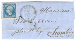 PC 4255 / N° 14 Belles Marges Càd T 22 BOEGE (89) Sur Lettre Avec Texte Pour Chambéry. 1861. - SUP. - 1853-1860 Napoléon III