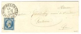 PC 313 / N° 15, Belles Marges, Càd T 13 BEAUMONT-DE-LOMAGNE (85) Sur Lettre Pour Lectoure. 1854. - SUP. - R. - 1853-1860 Napoléon III