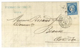 GC 2145 / F / N° 60 Càs LYON / EXPOSITION UNIVERSELLE Sur Lettre Pour Beaune. 1872. - TB / SUP. - R. - 1871-1875 Ceres