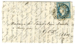 Càd PARIS / R. CARDINAL LEMOINE 5 NOV. 70 / N° 37 Sur Lettre Avec Texte Signé D'Henri Sainte Claire Deville (célèbre Chi - War 1870
