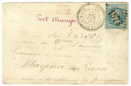 Delcampe - GC 1573 / N° 29 Càd T 24 FOUVENT-LE-HAUT (69) Sur Lettre Adressée à Un Prisonnier De Guerre à Mayence. 1870. - TB / SUP. - Autres & Non Classés