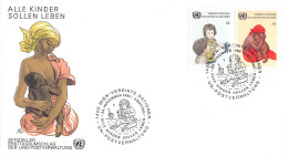 ONU Vienne - 1985 - 53 / 54 - La Survie De L'enfant - FDC