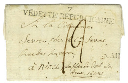 7 / VEDETTE REPUBLICAINE (NR De Philippeville) Sur Lettre Avec Texte Au Quartier Général De Lamburatz Le 12 Mecidor An 2 - Autres & Non Classés