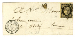 Grille / N° 3 Càd T 15 CASSAGNES-BEGONHES 11 Cursive 11 / Requista Sur Lettre Pour Rodez. 1849. - TB. - R. - Autres & Non Classés