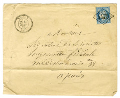 GC 4475 / N° 60 Càd T 24 BECON (47) Sur Lettre Pour Paris. 1875. - TB / SUP. - Autres & Non Classés