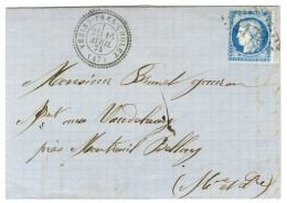 GC 4178 / N° 60 Càd T 24 VEZINS-PRES-CHOLET (47) Sur Lettre Pour Montreuil Bellay. 1874. - SUP. - Autres & Non Classés