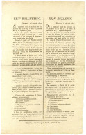 BULLETIN MILITAIRE. - Sonstige & Ohne Zuordnung