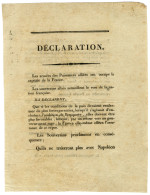 CAMPAGNE DE FRANCE EN 1814. - Sonstige & Ohne Zuordnung