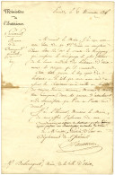VAUBLANC Vincent-Marie Viénot De (1756-1845), Homme Politique. - Altri & Non Classificati