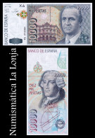 España Spain 10000 Pesetas Juan Carlos I 1992 Pick 166r Serie 9A Replacement Sc Unc - [ 4] 1975-… : Juan Carlos I
