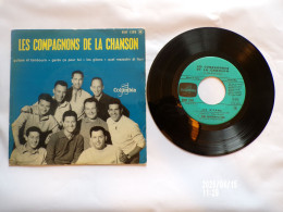 EP 45 T LES COMPAGNONS DE LA CHANSON  LES GITANS CHEZ COLUMBIA ESRF 1202 - Disco & Pop