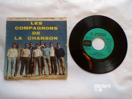 EP 45 T LES COMPAGNONS DE LA CHANSON  LE MARCHAND DE BONHEUR CHEZ COLUMBIA ESRF 1221 - Disco & Pop