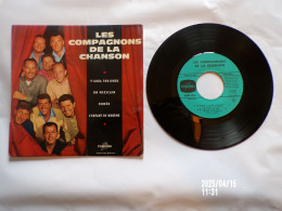 EP 45 T LES COMPAGNONS DE LA CHANSON  UN MEXICAIN CHEZ COLUMBIA ESRF 1345 - Disco & Pop