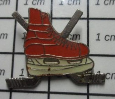 410e Pin's Pins / Beau Et Rare / SPORTS / HOCKEY SUR GLACE PATIN ET CROSSES - Army