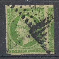 COLONIES GENERALES - 1871-72 - N°YT. 8 - Napoléon III 5c Vert-jaune - Oblitéré / Used - Napoleon III