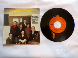 PUB DANONE EP 45 T LES COMPAGNONS DE LA CHANSON  AU TEMPS DE PIERROT CHEZ CBS EP 12008 OFFET - Disco & Pop