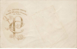 SPORT #FG55583 ESCRIME LA CONTRE POINTE SOCIETE D ESCRIME FRANCAISE AU SABRE CARTE PHOTO - Fechten