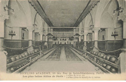 SPORT  #SAN47153 BOWLING ACADEMY RUE DE SAINT PETERSBOURG PARIS LES PLUS BELLES ALLEES DE PARIS - Bowling