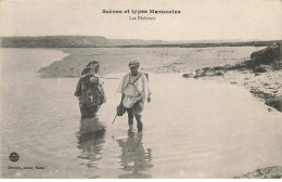SPORTS PECHE #MK43775 SCENES ET TYPES MAROCAINS LES PECHEURS - Angelsport