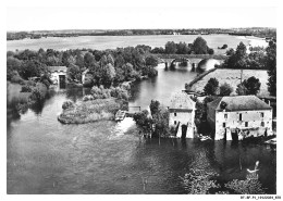 BT-BFP1-0436-49 - VILLEVEQUE - En Avion Au-dessus - Le Moulin Et Le Barrage Sur Le Loire - Tierce