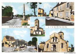 BD-BFP1-0706-46 - LIVERNON - Monument Aux Morts - Rue Principale - L'eglise - Place De La Halle - Eglise Romane - Livernon