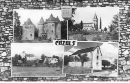 46 CAZALS AP#DC569 MULTI VUES CHATEAU DE MONTCLERA L EGLISE LA CHAPELLE - Cazals