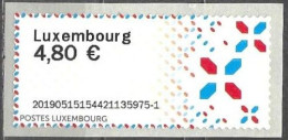 Luxembourg 2018 ATM 4,80 EUR New Sign Mi.no. 8 I MNH ** Postfrisch Neuf - Vignettes D'affranchissement