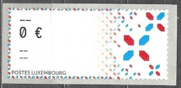 Luxembourg 2021 ATM 0 EUR Misprint Impression Manquée Fehldruck New Sign Mi.no. 8 II MNH ** Postfrisch Neuf - Vignettes D'affranchissement