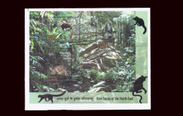 INDIA 2009 "RARE FAUNA OF THE NORTH - EAST" M/S MNH - Blocks & Sheetlets