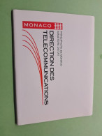 RARE  Encart Monaco Telecom - Monaco