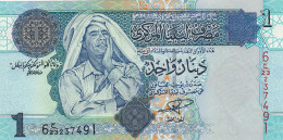 Libya, (200), 1 Dinar De 2004, P. 68b, Circulated - Libya