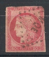 COLONIES GENERALES - 1872-77 - N°YT. 21 - Cérès 80c Rose - Oblitéré / Used - Cérès