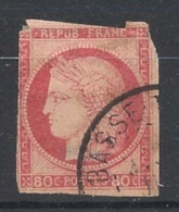 COLONIES GENERALES - 1872-77 - N°YT. 21 - Cérès 80c Rose - Oblitéré / Used - Cérès