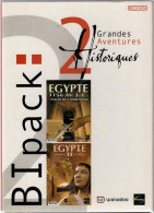 * JEU  PC - EGYPTE - 2 CD Grandes Aventures Historiques - Avec Livret - PC-games