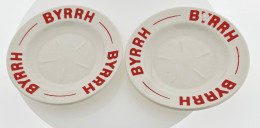 Lot De 2 Anciens Cendriers Ou Vide-poche BYRRH. Signé M.D.L France - Porcelain