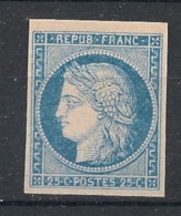 COLONIES GENERALES - 1872-77 - N°YT. 23 - Cérès 25c Bleu - Neuf Luxe** / MNH - Cérès
